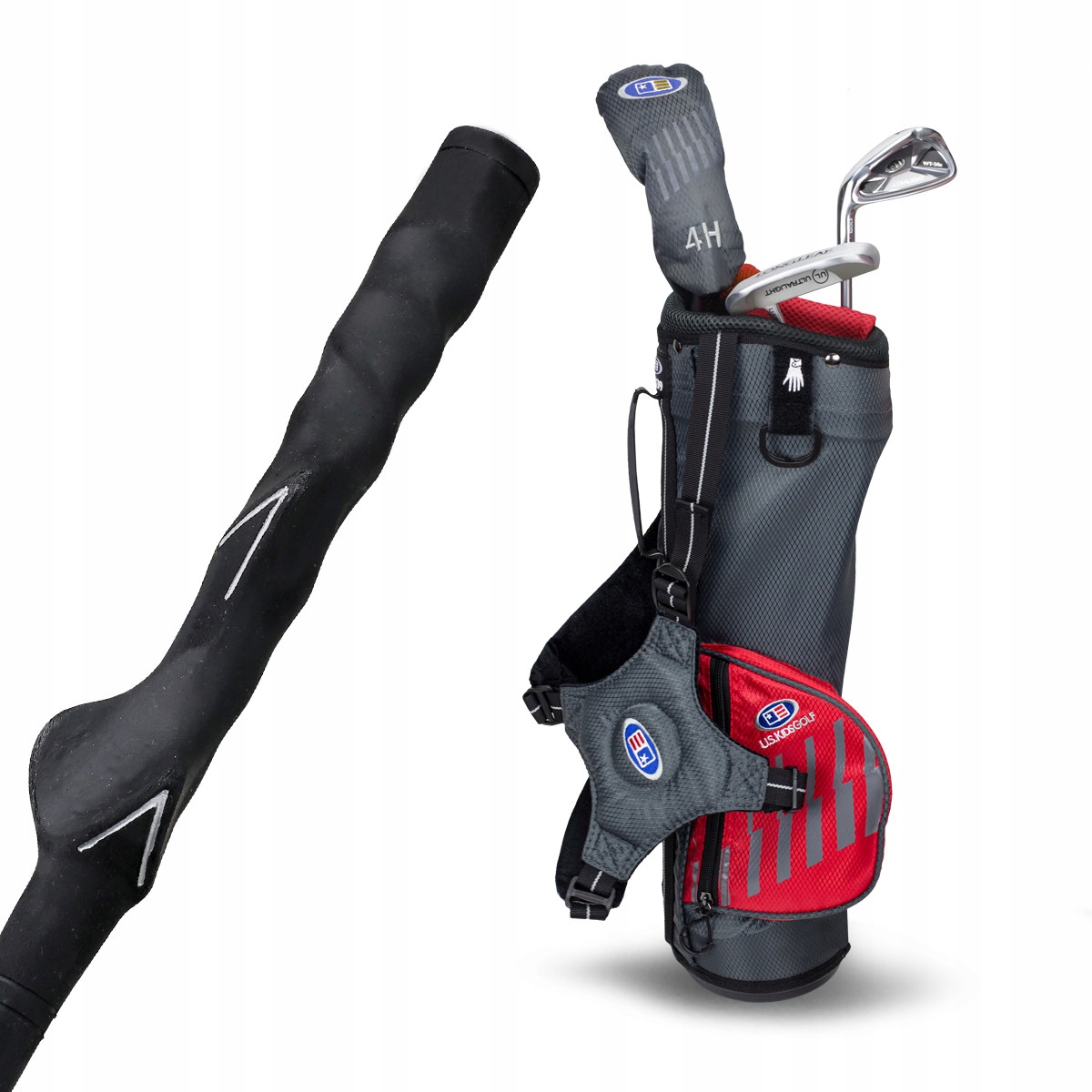ULTRALLEKI ZESTAW GOLFOWY JUNIORSKI 3-5LAT U.S KIDS GOLF DLA LEWORĘCZNYCH