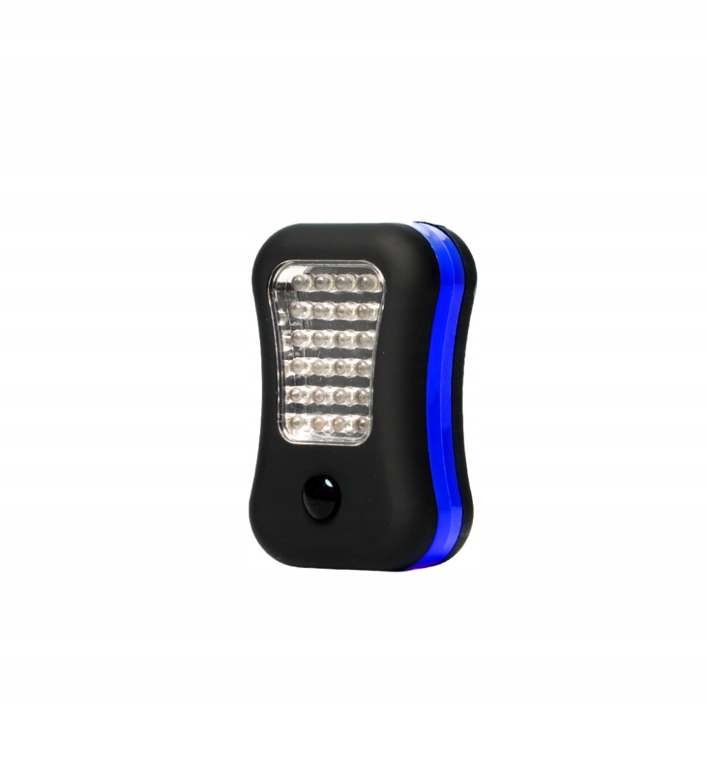 Latarka Led Hanger Klasyczna Kieszonkowa Robocza Z Magnesem Niebieska 3W
