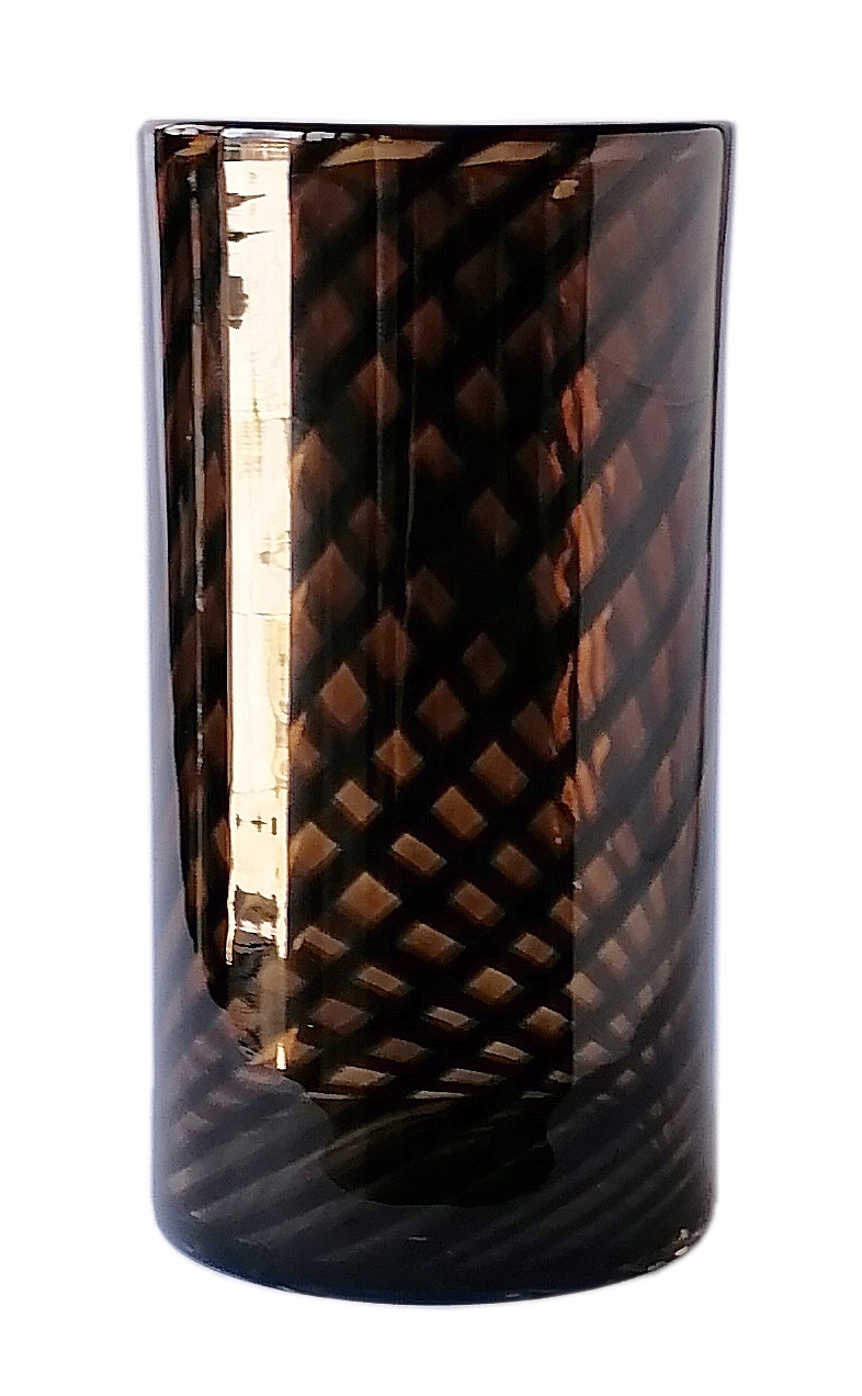 Flakonik szklany na bukiet, ręcznie formowany