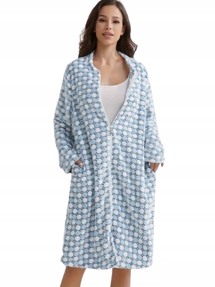 Teplý Župan Na Zip S Kávovarem Župan S Kapsami XL