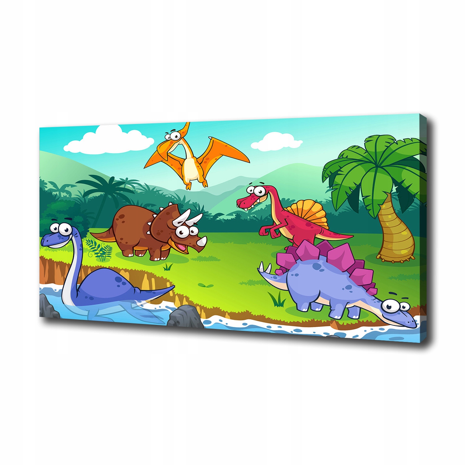 

Foto obraz canvas na ścianę Dinozaury 100x50 cm