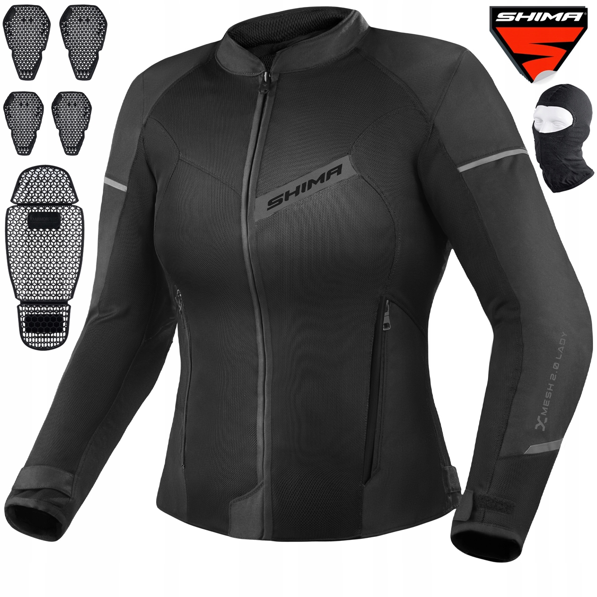 Motocyklová Bunda Shima X-mesh 2.0 Vetraná Textilná Darčeky L