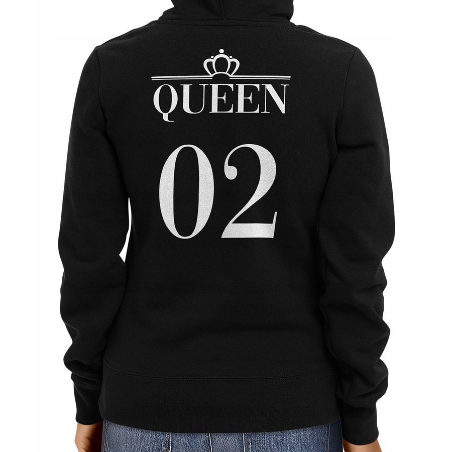

Bluza na prezent dla niej - Queen, czarna 2XL