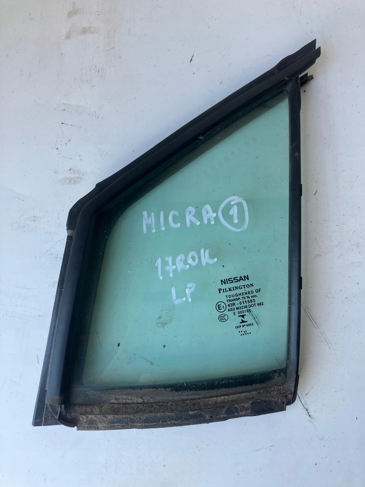 window door left front NISSAN MICRA K14 TROJKAT 17 ROK