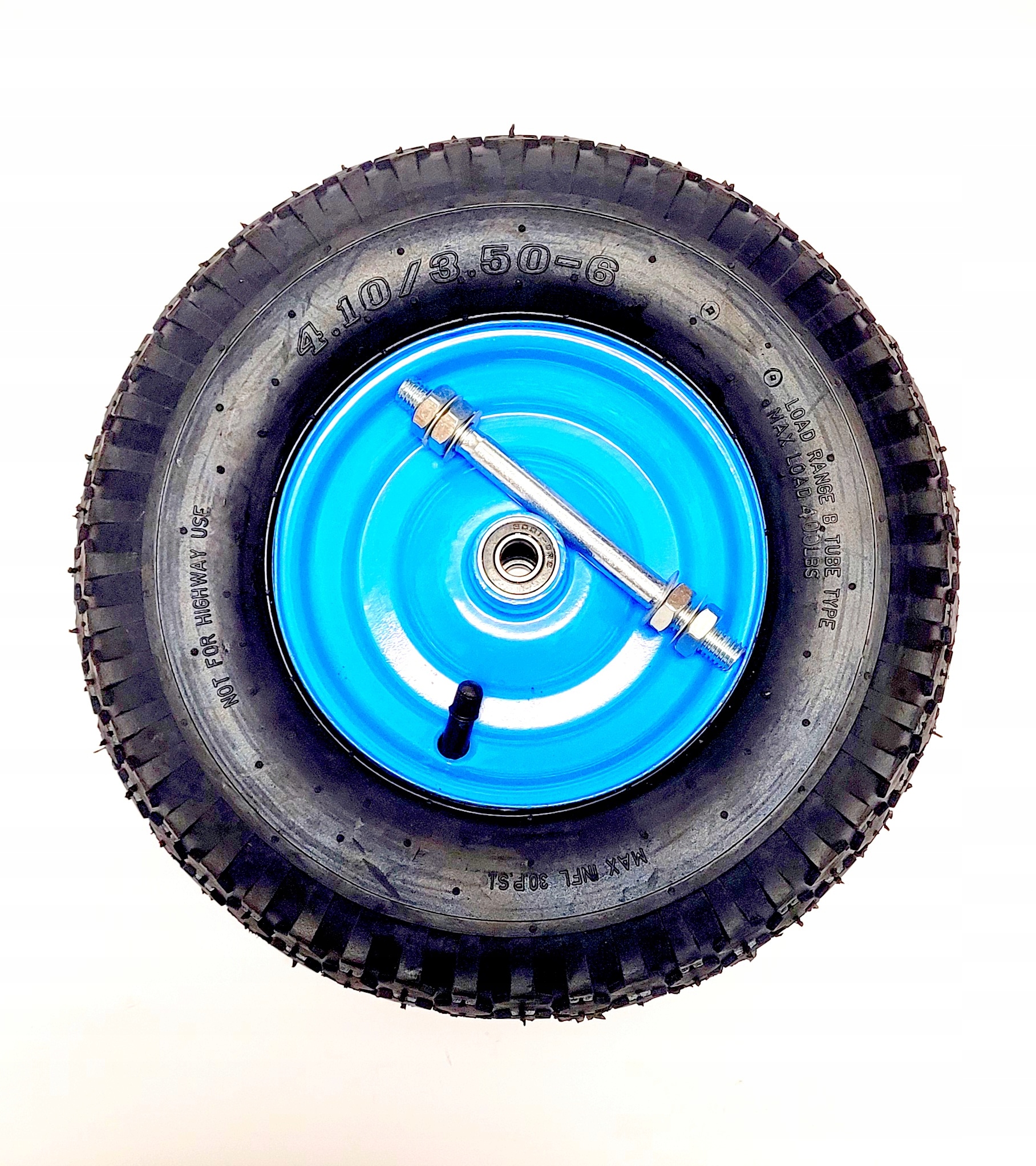 

Koło Kółko Wózka Taczki 3.50-6/2PR oś fi 12