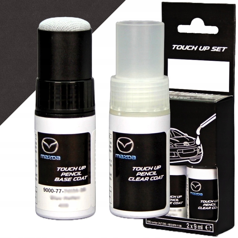 ORYGINALNY LAKIER SAMOCHODOWY SZTYFT BRILLIANT CARBON MAZDA 32G GRAFITOWY