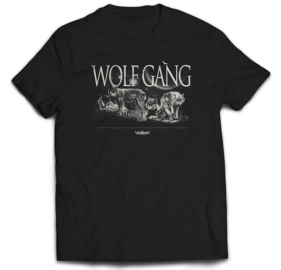 

Wilki Wataha Grafika Wolfgang Koszulka Prezent L