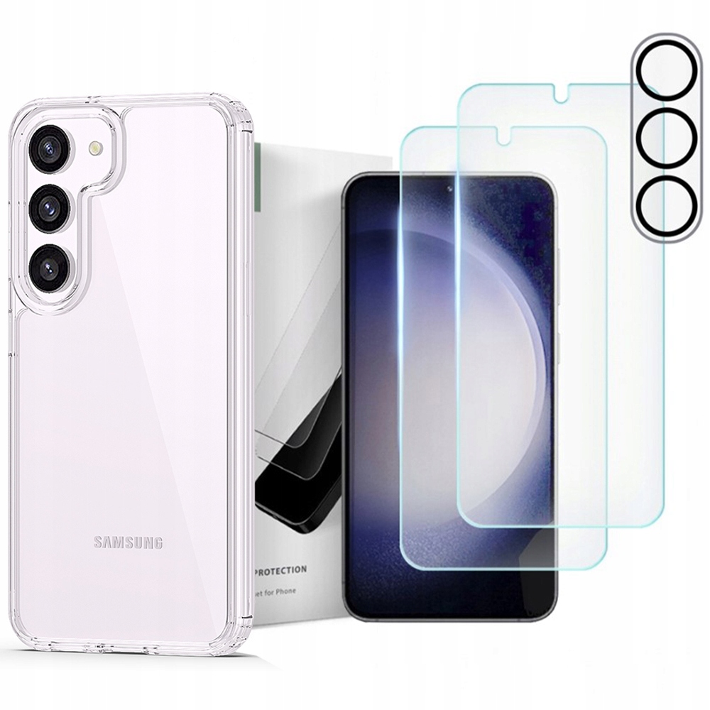 

Slim Etui Case Na Galaxy S23 Szkło Ekran Aparat