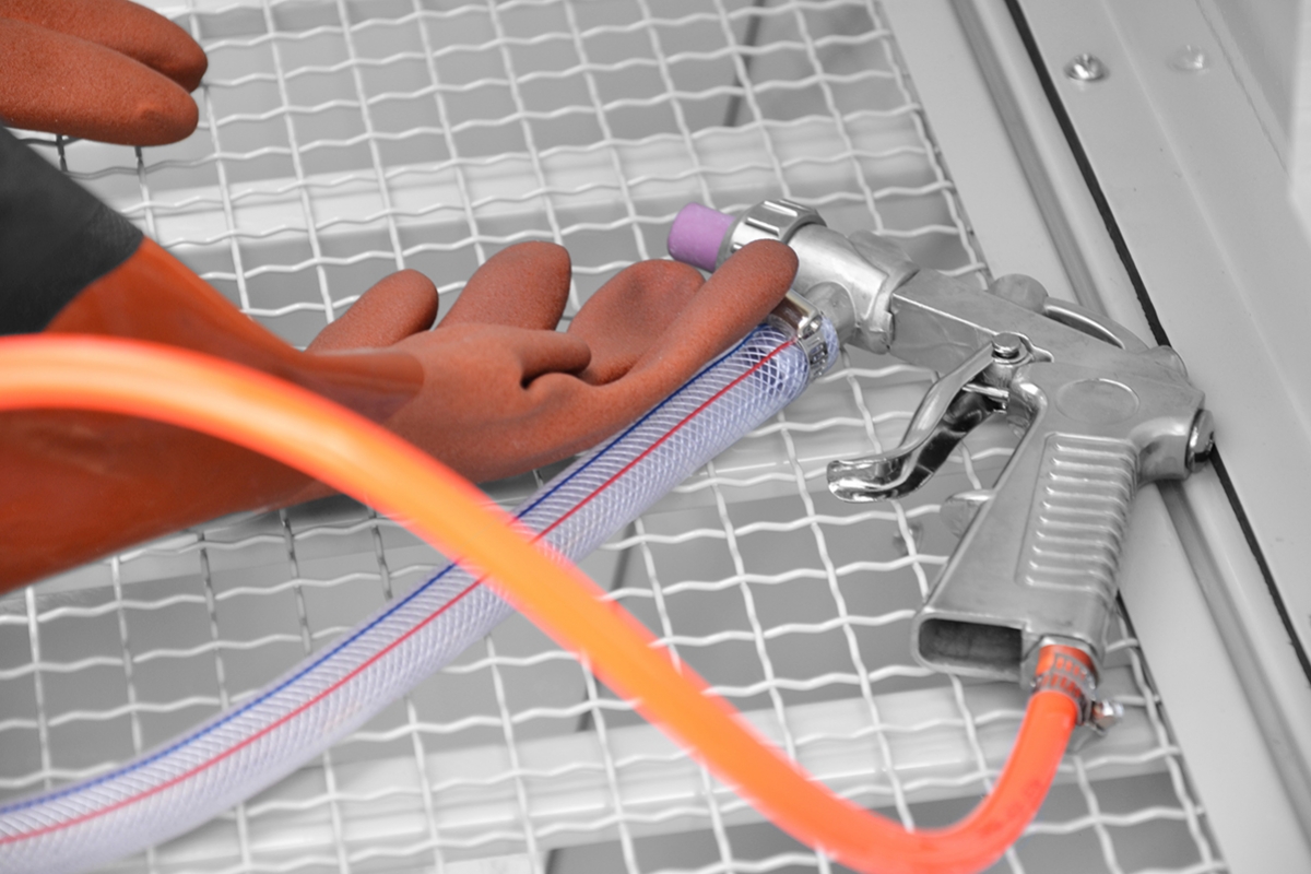 PIASKARKA KABINOWA Z ODCIĄGIEM WARSZTATOWA KABINA 220L GÓRNE OTWARCIE Pojemność 220 l