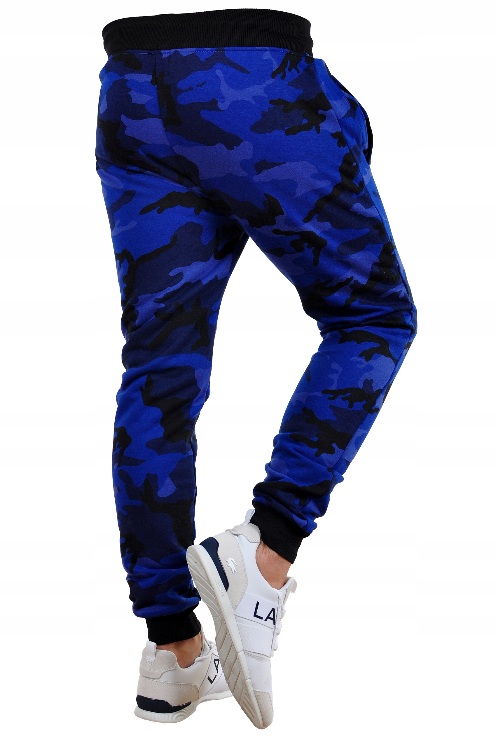 KZ15 r. 4XL MĘSKIE SPODNIE DRESOWE JOGGERY GŁADKIE Wzór dominujący bez wzoru