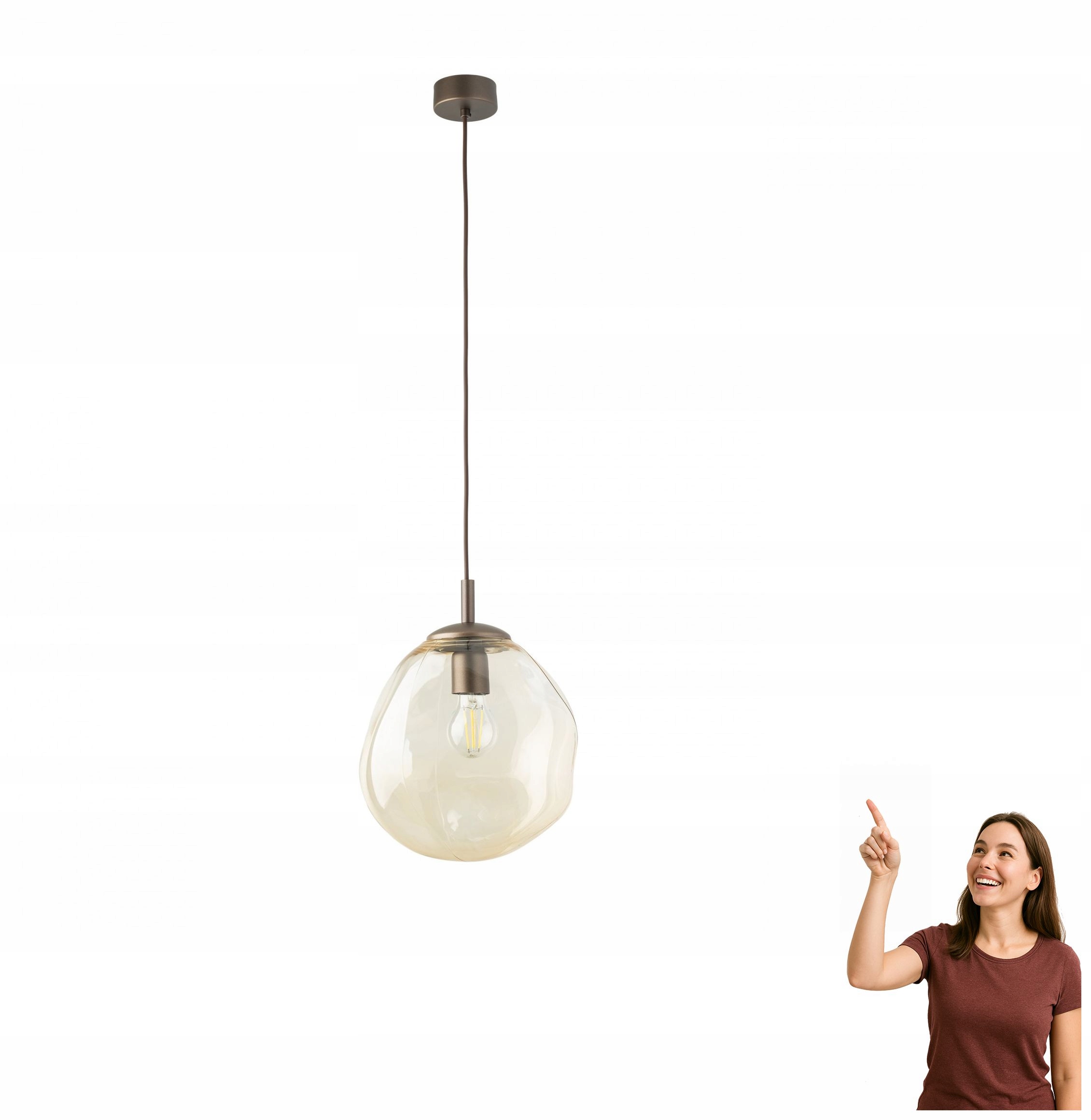 Závesná lampa Lava M Brown 11326 Tk Lighting