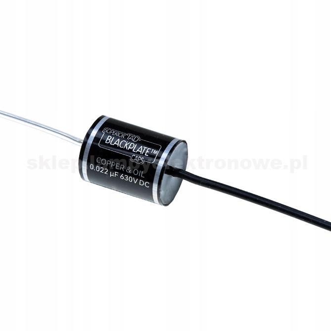 Kondenzátor 0,022uF 0,022uF, 22nF 630V Copper-Oil-Capacitor Blackplate Tad