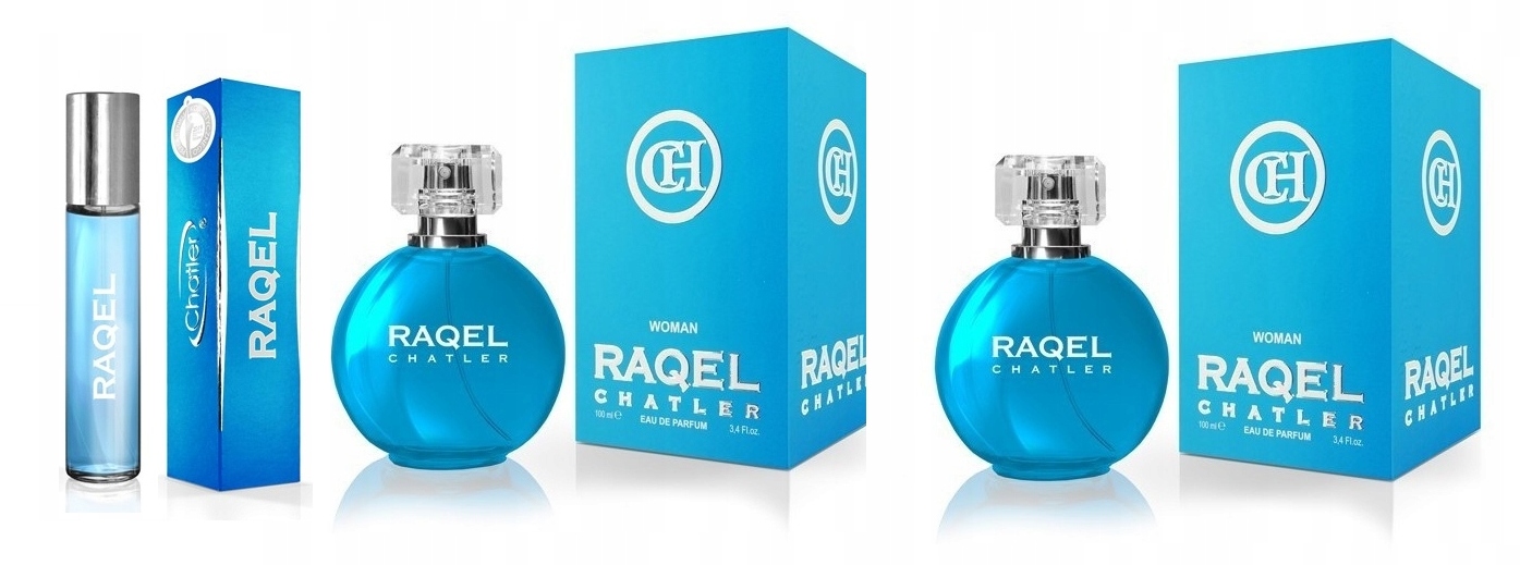 Chatler Raqel Blue 2x100 ml 30 ml parfémovaná voda Set