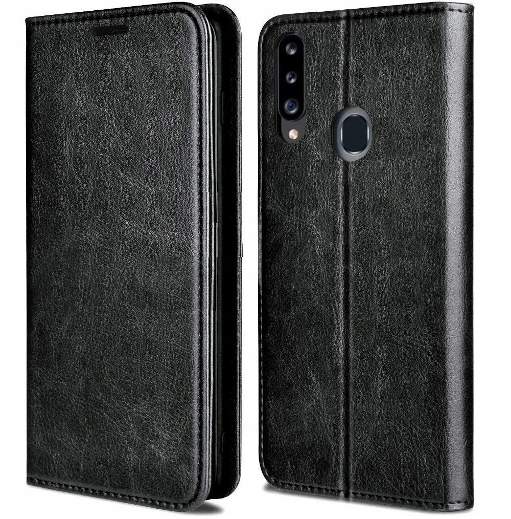 

Etui Skóra Magnes + Szkło do Samsung Galaxy A20s