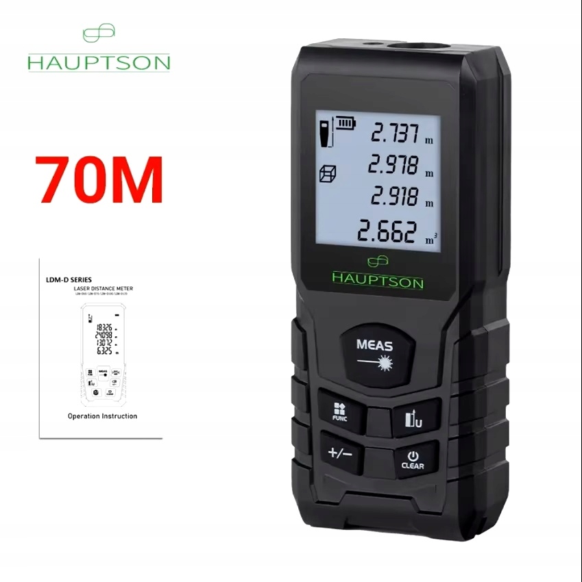 Laserový dálkoměr 70 m Hauptson Měřič vzdálenosti