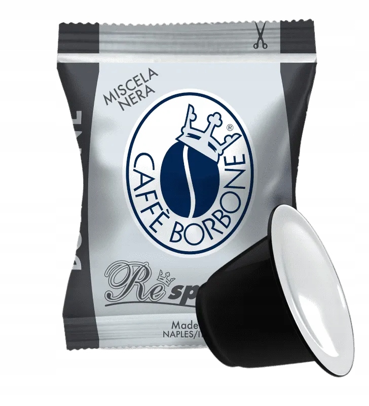 Levně Kapsle Nespresso Caffè Borbone Respresso Nera Black 100 ks Silné