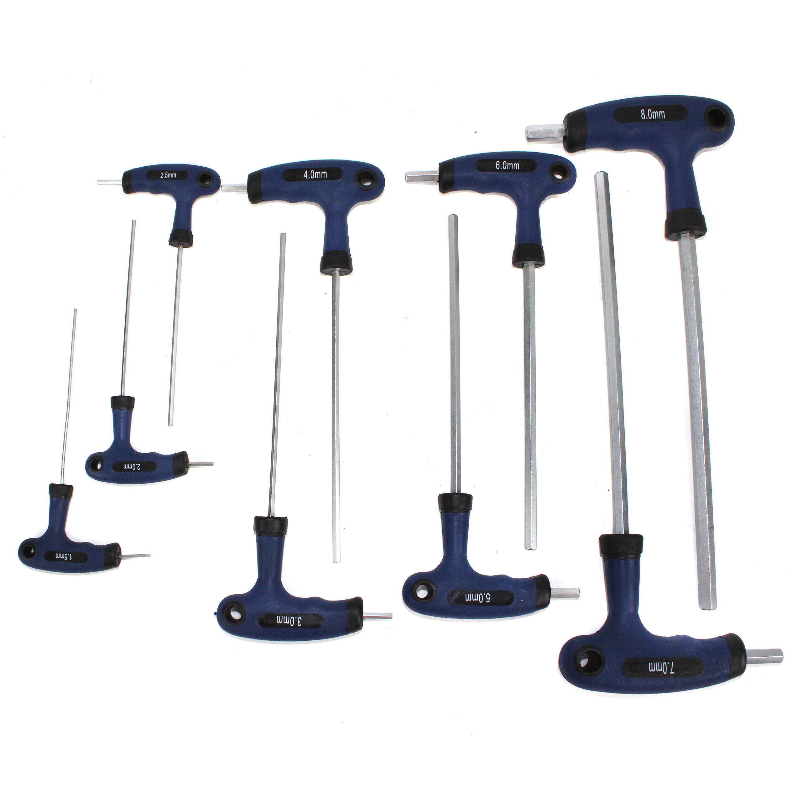 WKRĘTAKI KLUCZE KĄTOWE IMBUS MŁOTKI MŁOTECZKI 9EL Liczba elementów pojedyncze