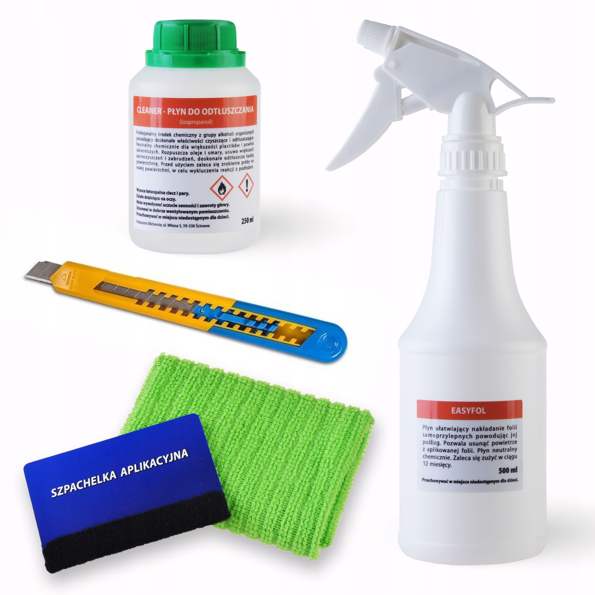 

Zestaw do wyklejania naklejek z folii