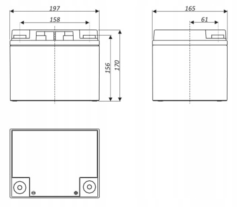 AKUMULATOR BATERIA BEZOBSŁUGOWY MW POWER MWP 40Ah 12V MWP40 MWP40-12 ALARM EAN (GTIN) 0194111005778