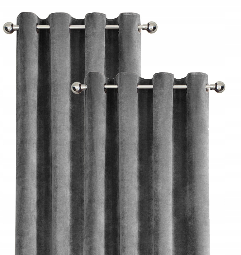 

Zasłona Welurowa Velvet na kółkach 140x270cm 2szt.