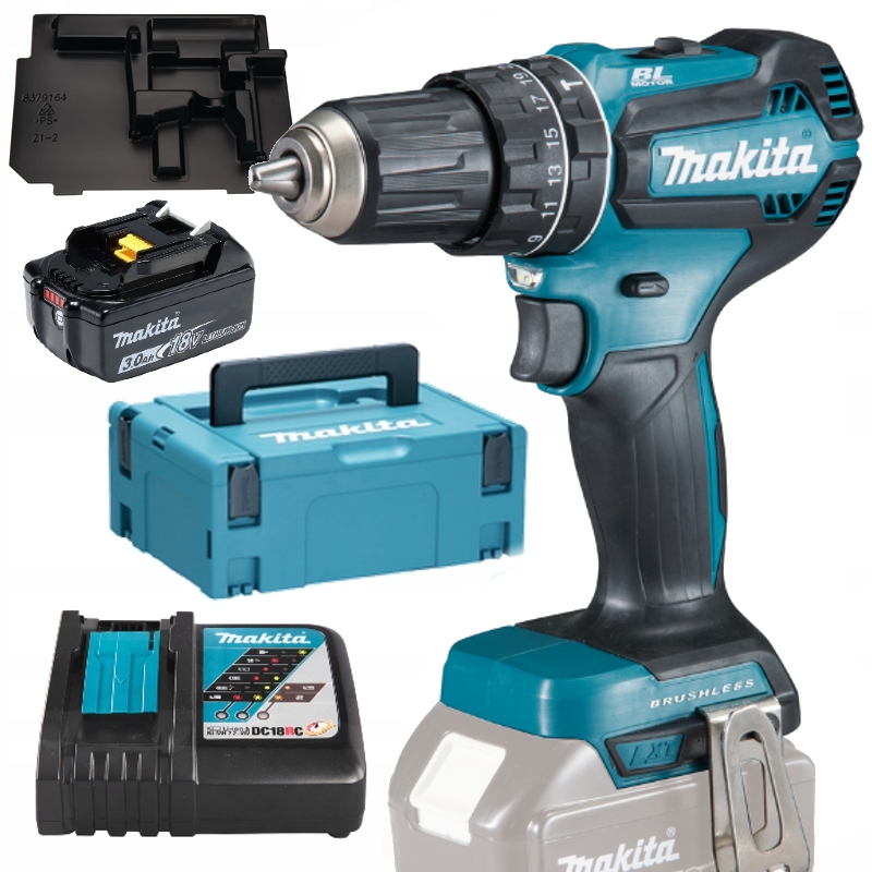

Wkrętarka Aku Makita DHP485RF1J 3Ah Ład Makpac