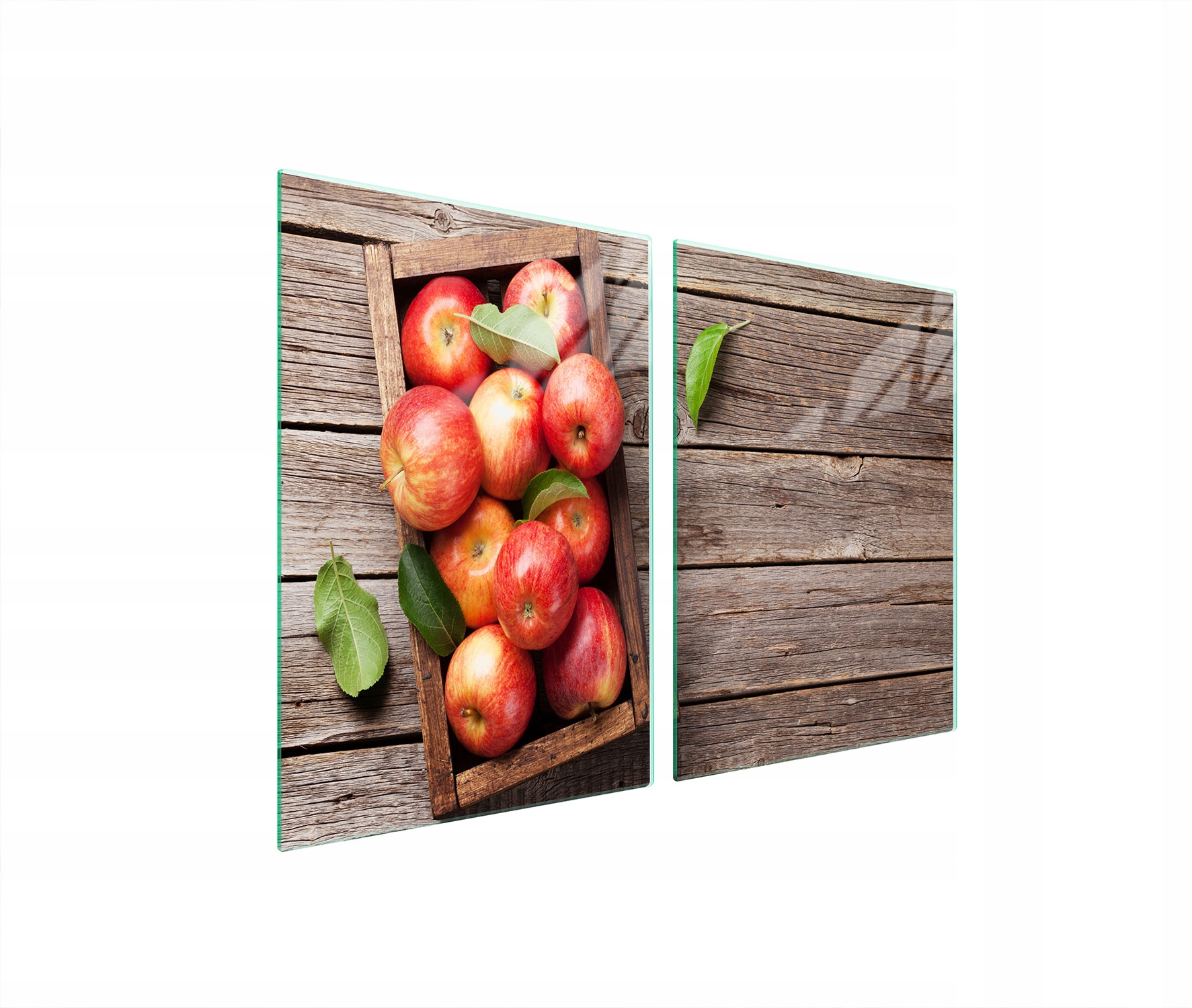 Skleněná Ochranná Deska Do Kuchyně 2x45x52 Jablka Tvrzené Sklo