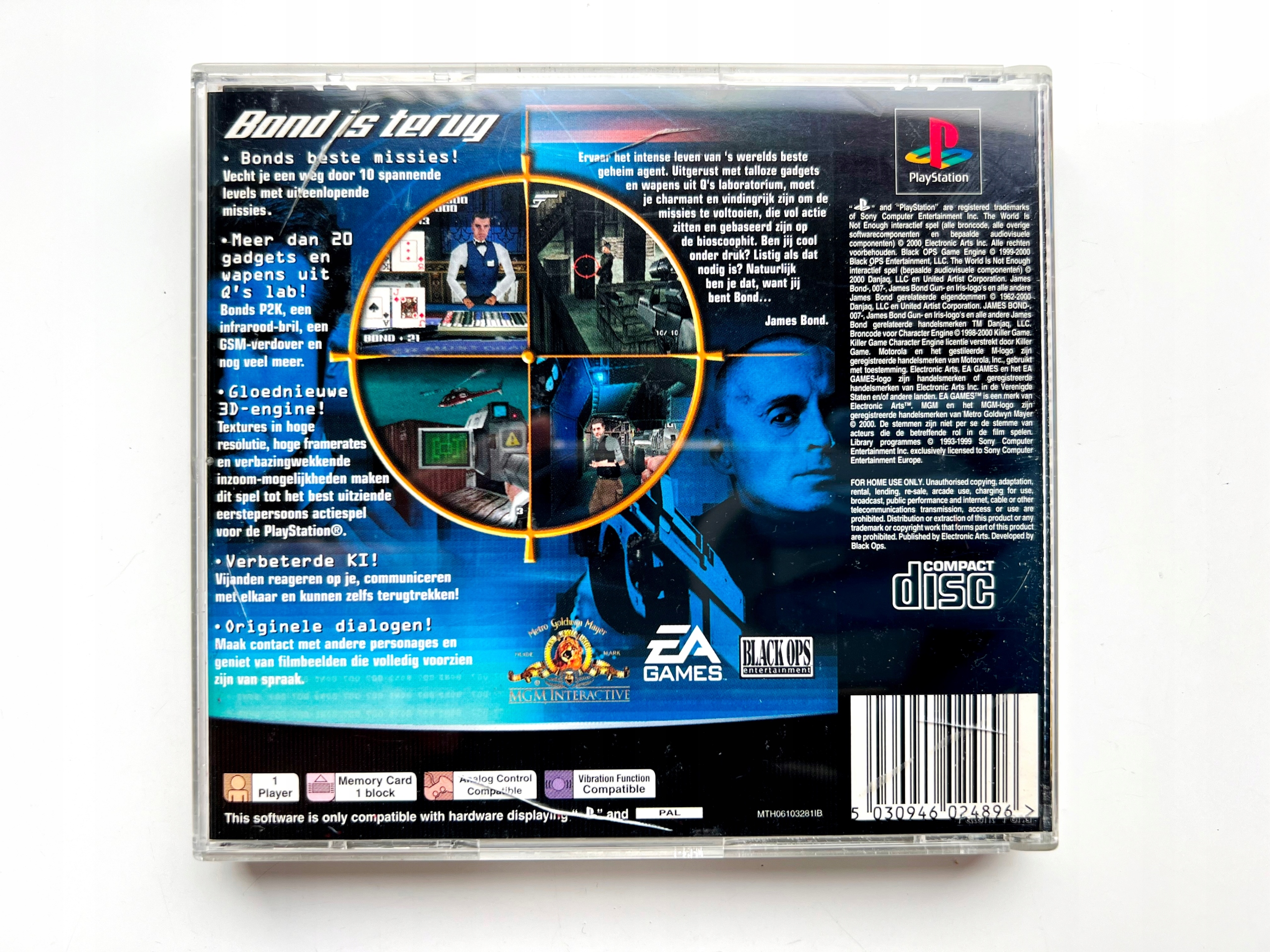 *** 007 THE WORLD IS NOT ENOUGH PS1 PSX PSONE PLAYSTATION *** Platforma Sony PlayStation (PSX)