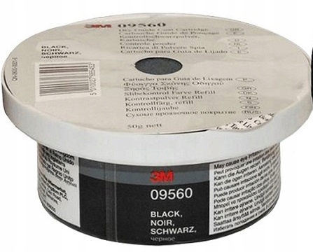 3М 09560 картридж для контрольного порошка черный черный 50г