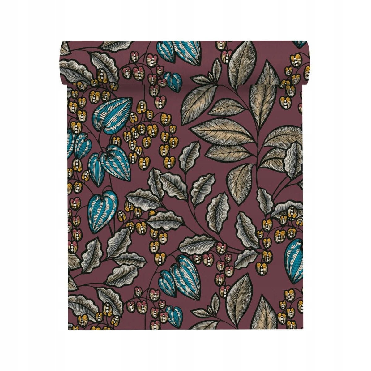 Tapeta As Creation Floral Impression 377546 bordó 53 x 1005 cm