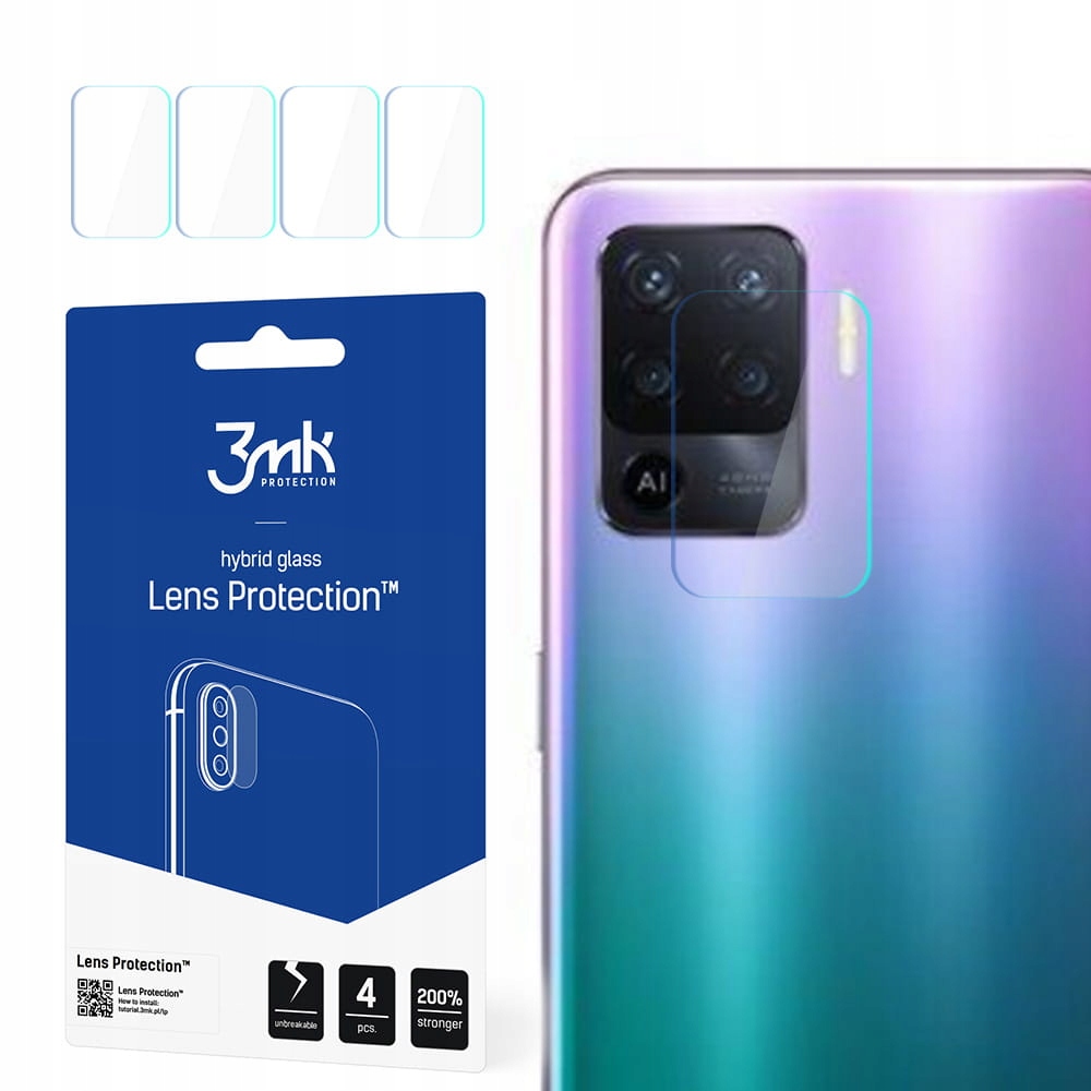 

4x Szkło hybrydowe na aparat do Oppo A94 4G 3mk