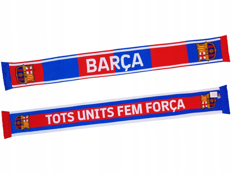 Fc Barcelona Szalik Szal Dwustronny Dla Kibica Fcb 495