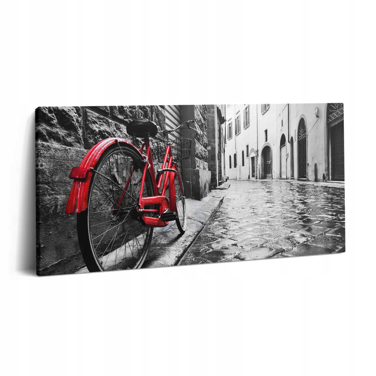 Foto Obraz Na Plátně Kolo Vintage a Retro Ulička Města 120x60 cm