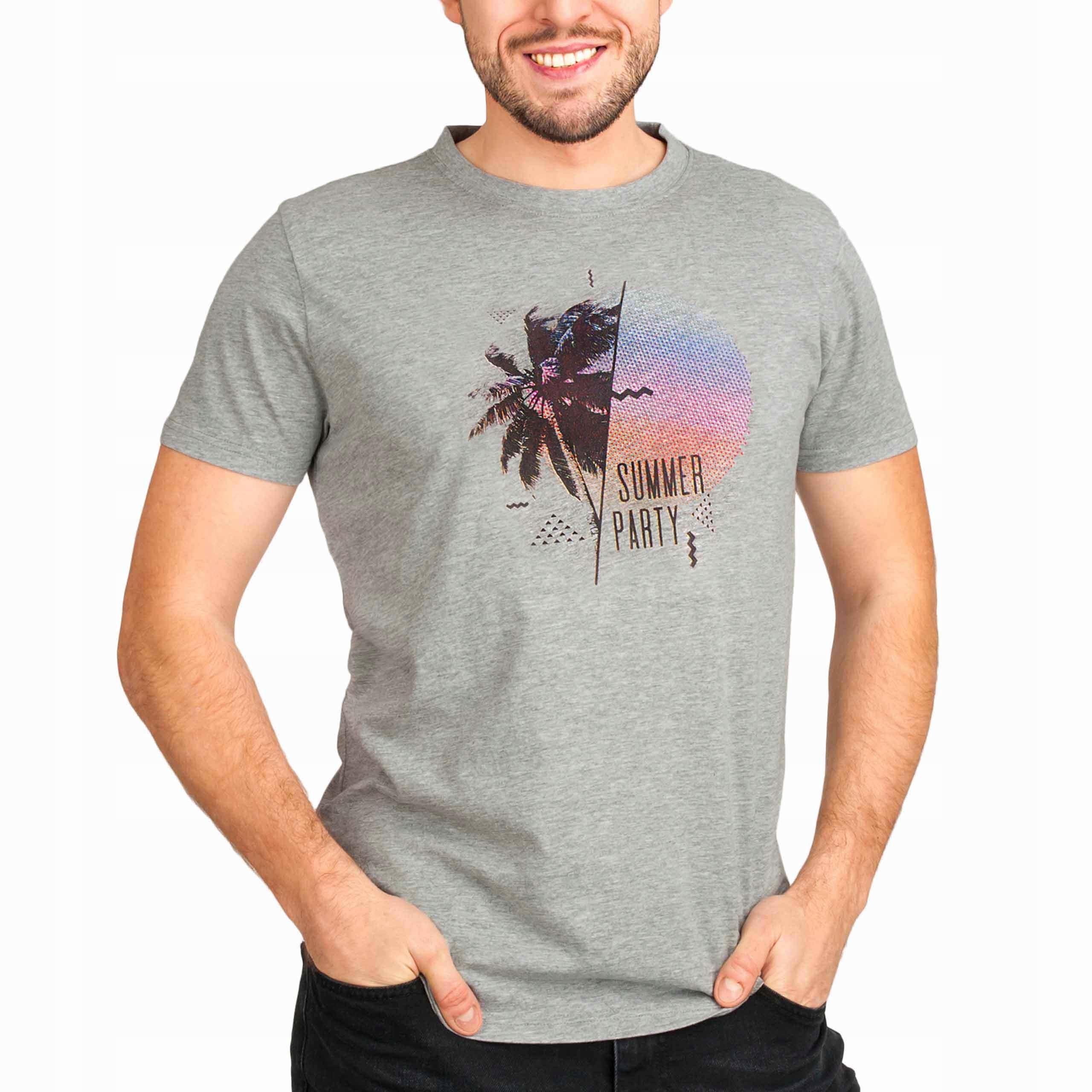 Tshirt męski koszulka krótki rękaw PARTY XL 12961910340 Allegro.pl