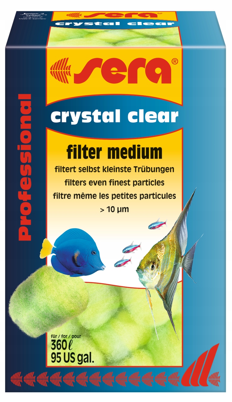 

Wkład włóknina Sera Crystal Clear, klaruje wodę