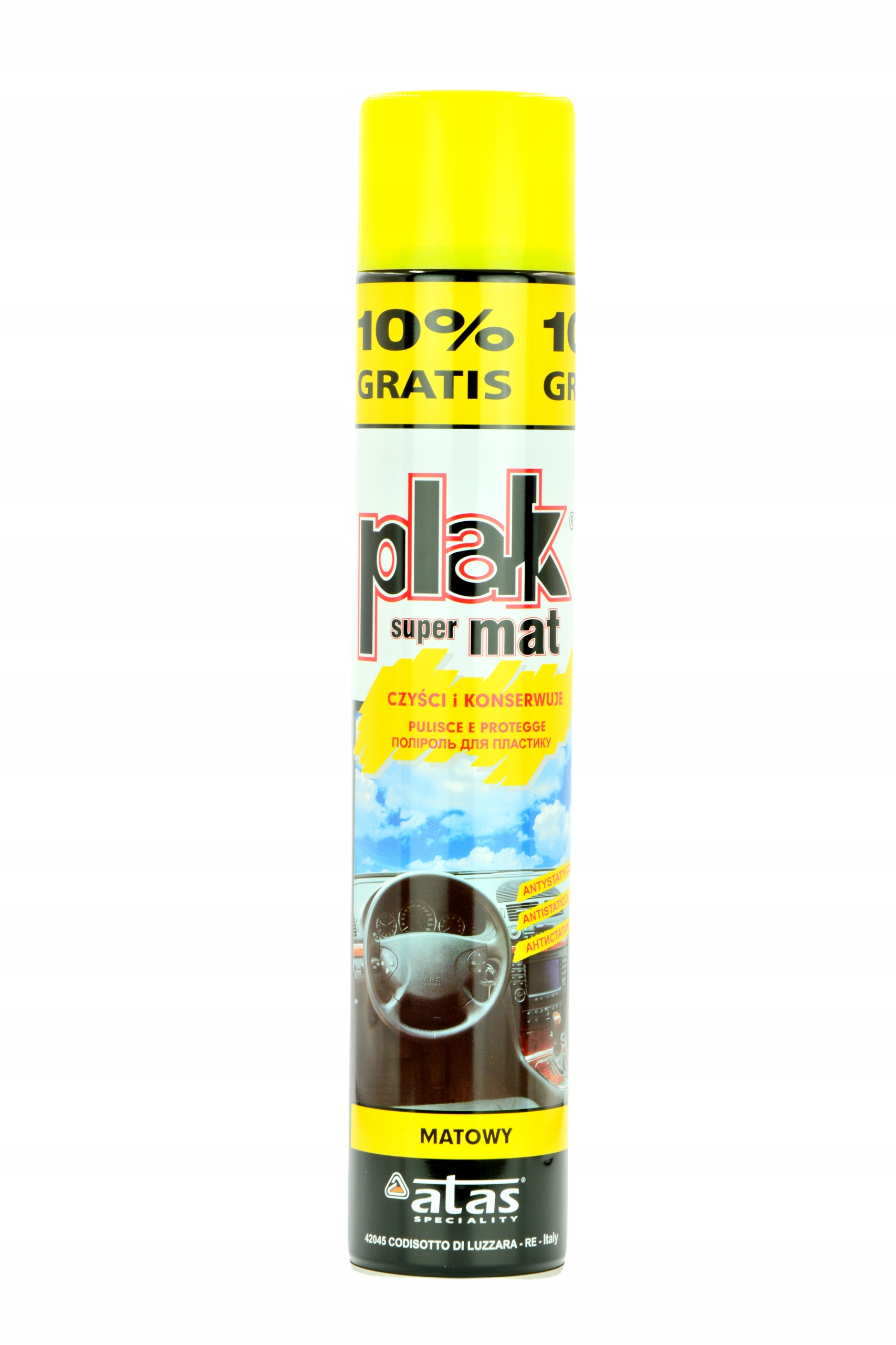

Plak Supermat Cytryna 750ml Czyszczenie Kokpitu