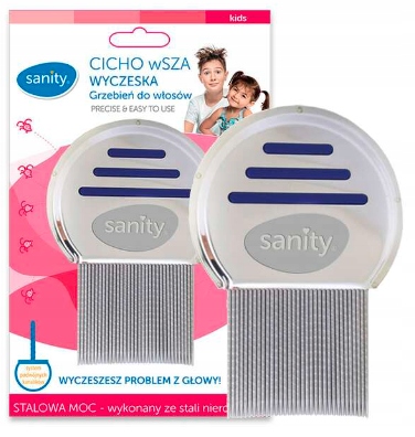 Cicho wSZA Wyczeska grzebień do włosów na wszy x1