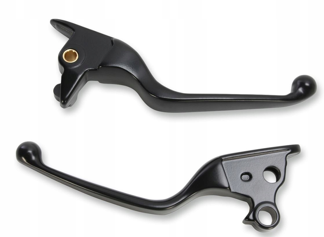Čierne hladké kľučky pre Harley Davidson Softail 2015-2024 Twin Cam M8
