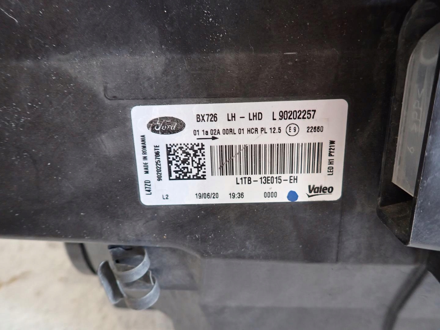 light front front left FORD PUMA MK2 2019- FULL LED L1TB-13E015-EH