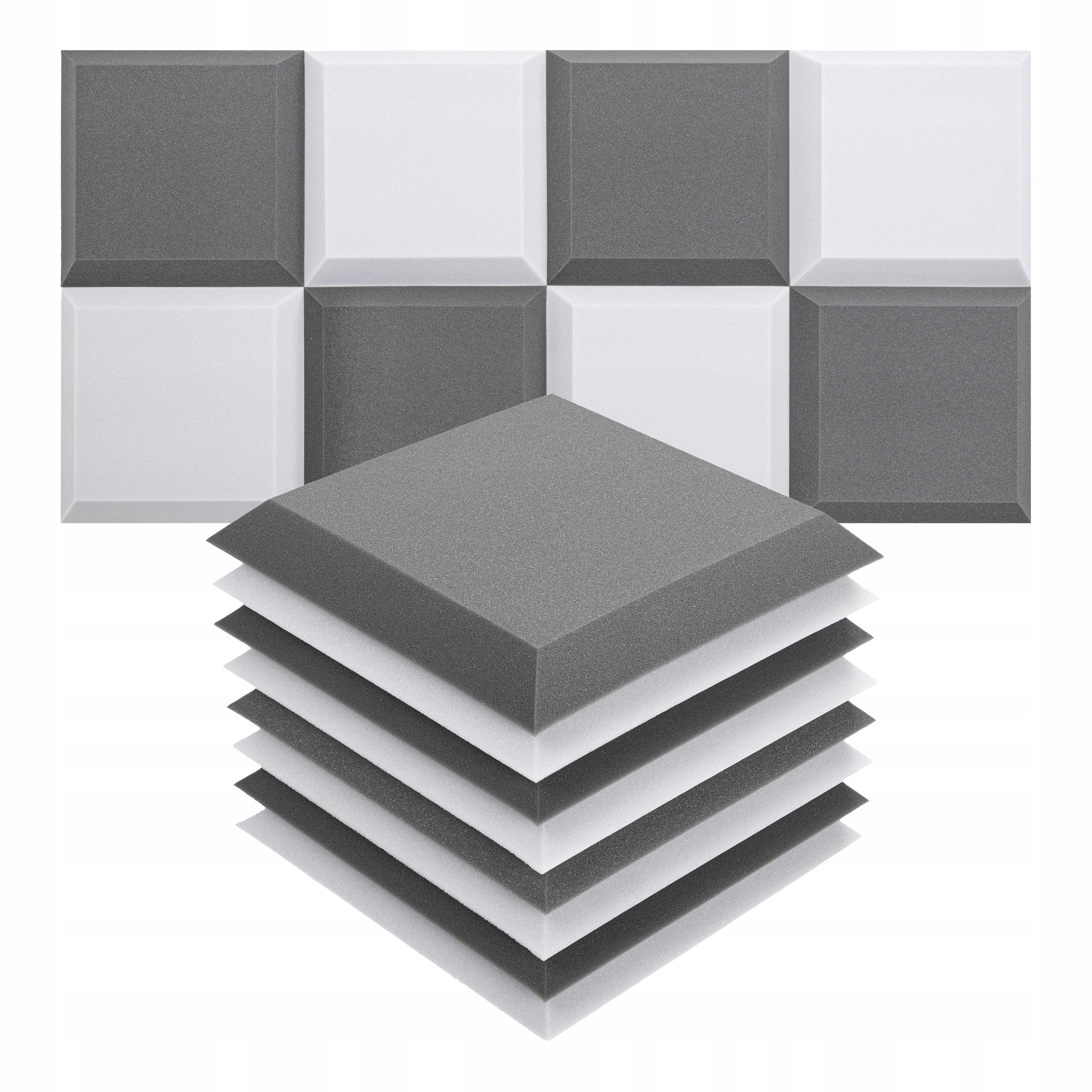 Akustické panely Trapez so šikmými stranami na elimináciu zvukových vĺn