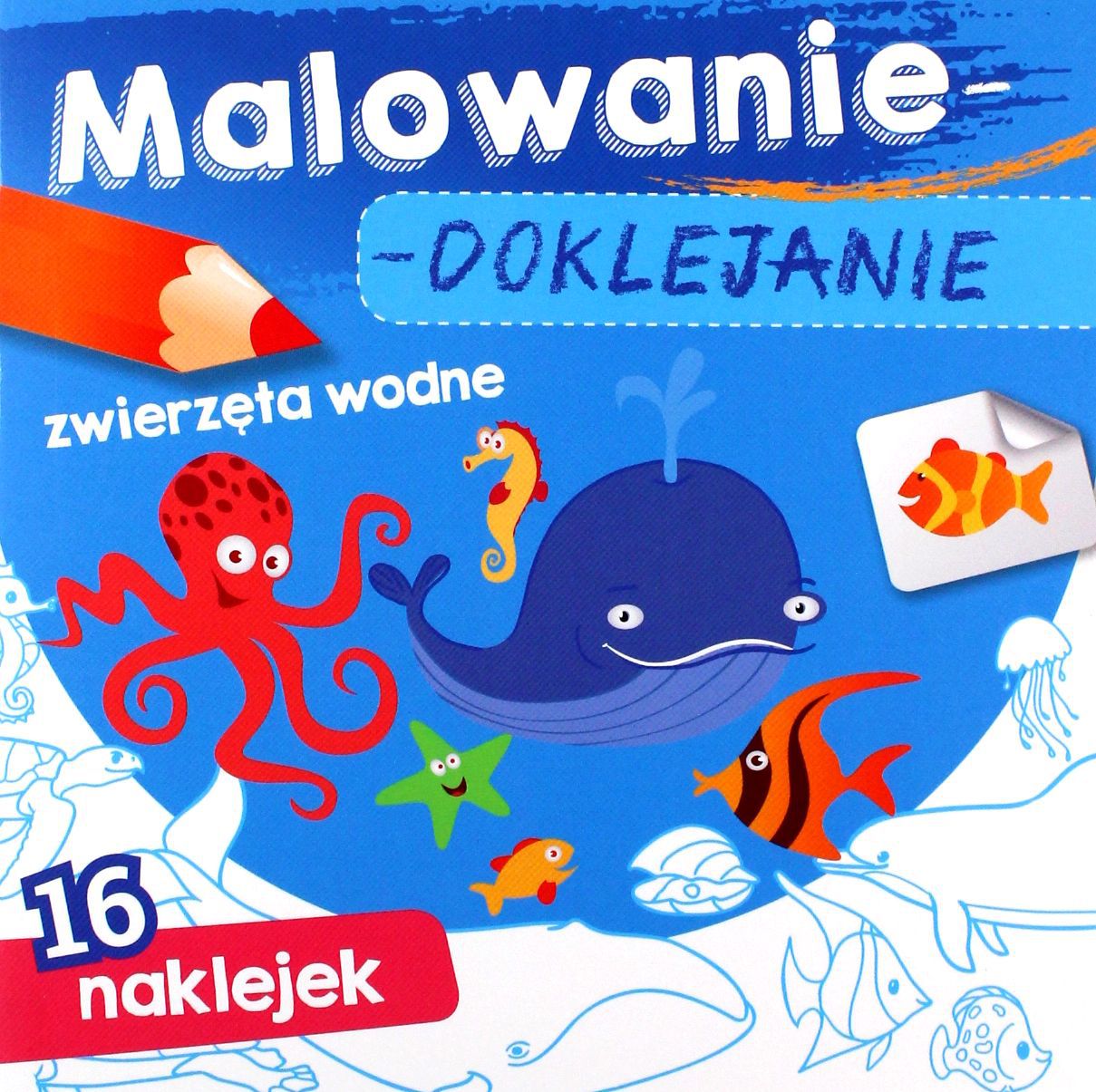 

Zwierzęta Wodne. Malowanie-doklejanie [książka]