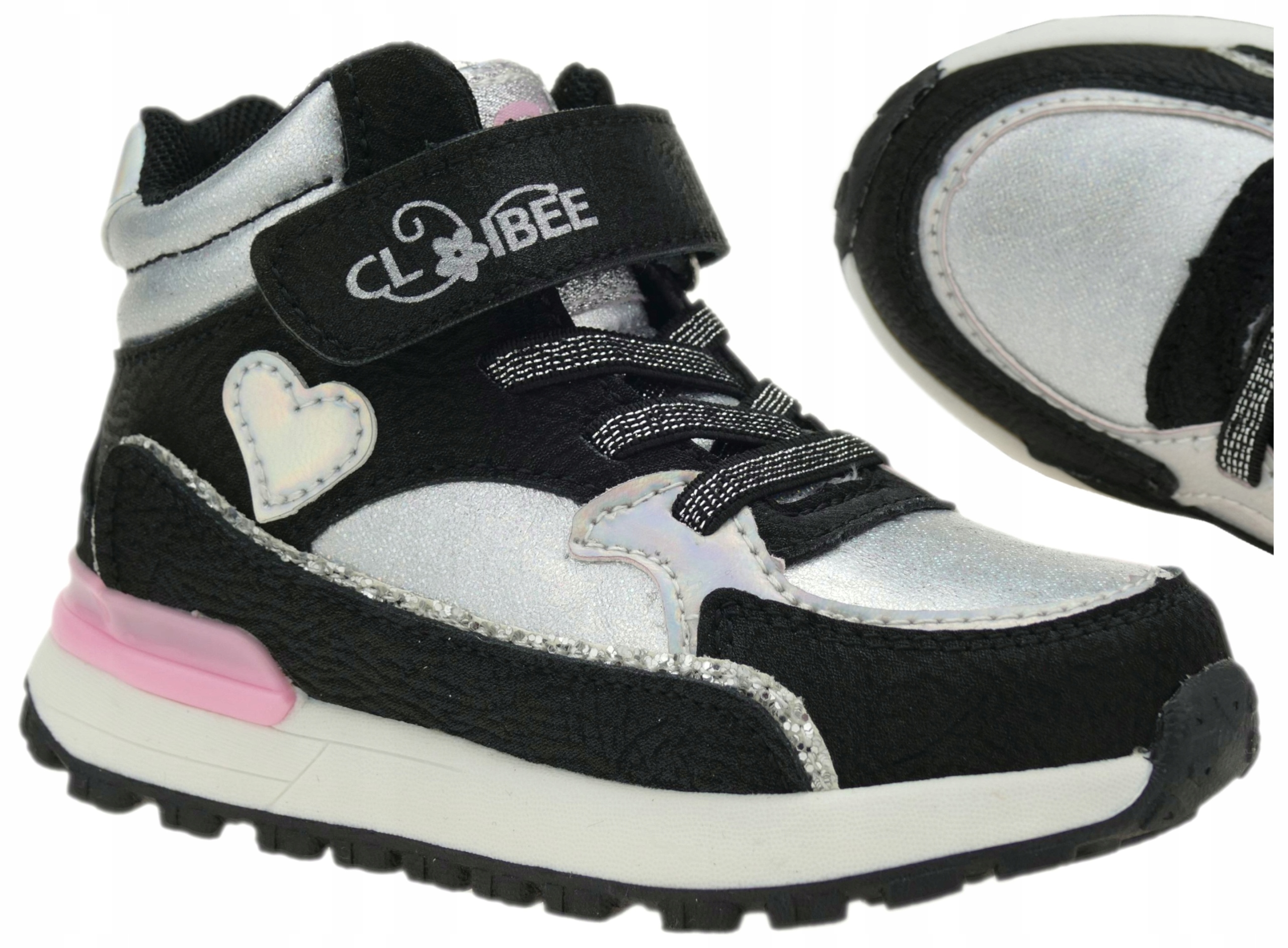 DZIEWCZĘCE TRZEWIKI PÓŁBUTY DZIECIĘCE BOTKI BUTY PRZEJŚCIOWE NA RZEPY R. 21