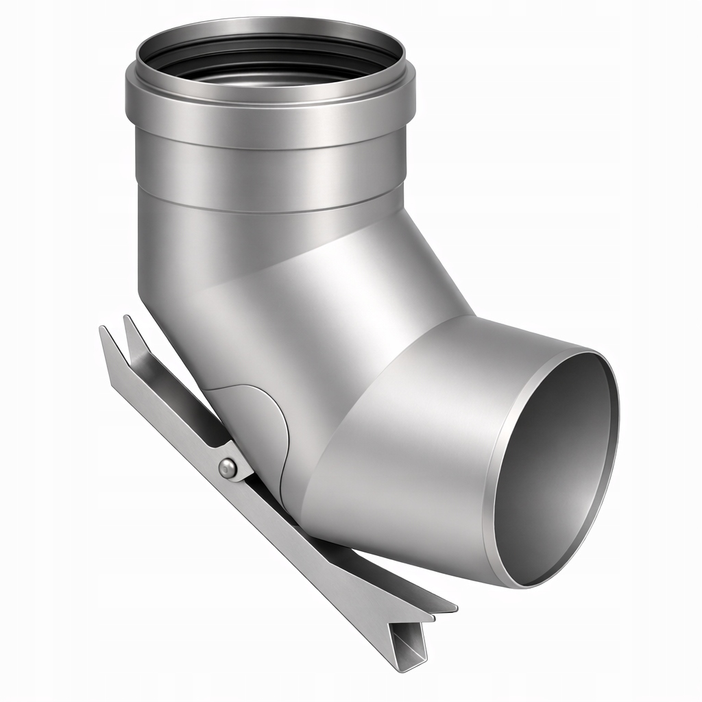 Koleno 90 st Krátké Do Keramického Komína Keramika Turbo Gaz fi 80 mm