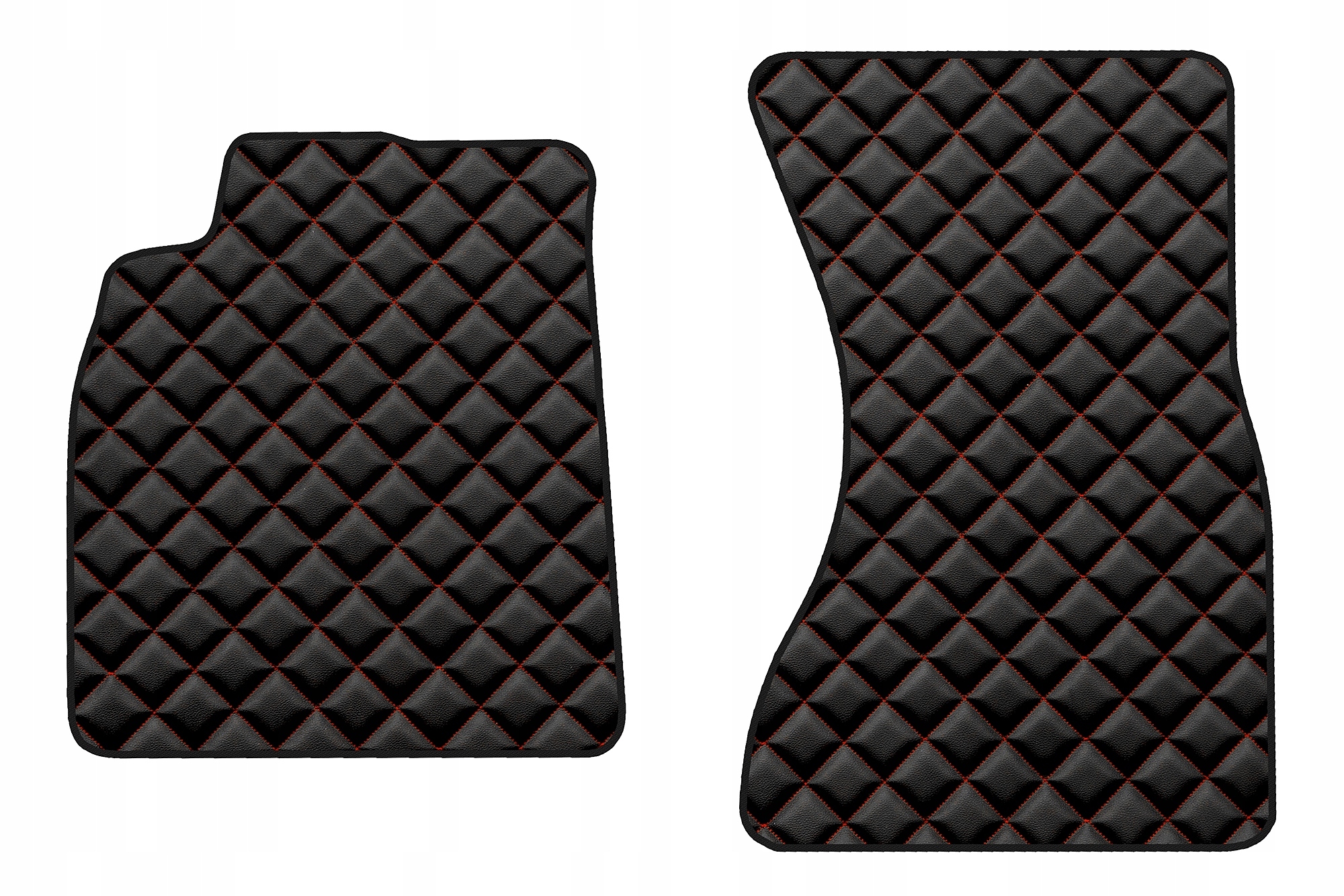 Коврики F-Core прошытые Av35 BLACK/КРАСНЫЙ 2 el.