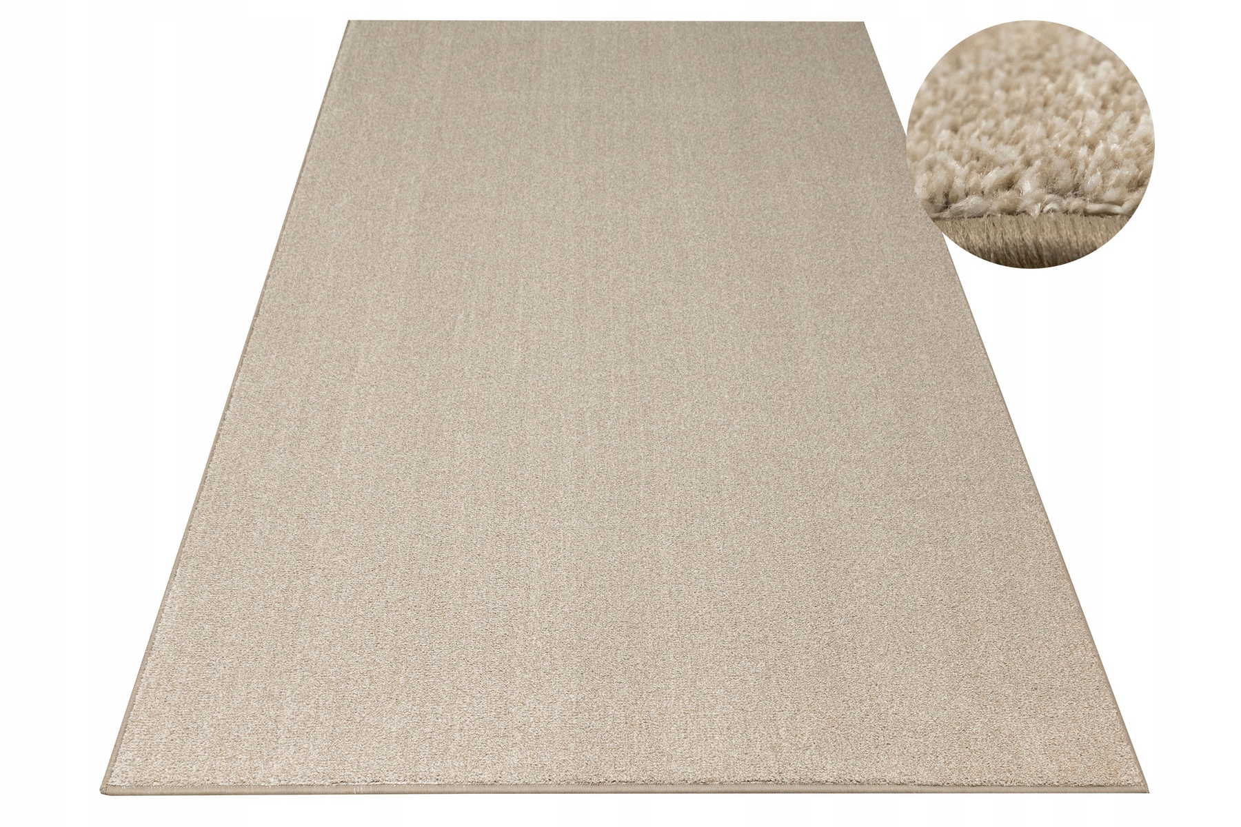 Dywan Beż Krem Do Pokoju Miękki Na Filcu Gładki Melanż Eternity 200x300 cm