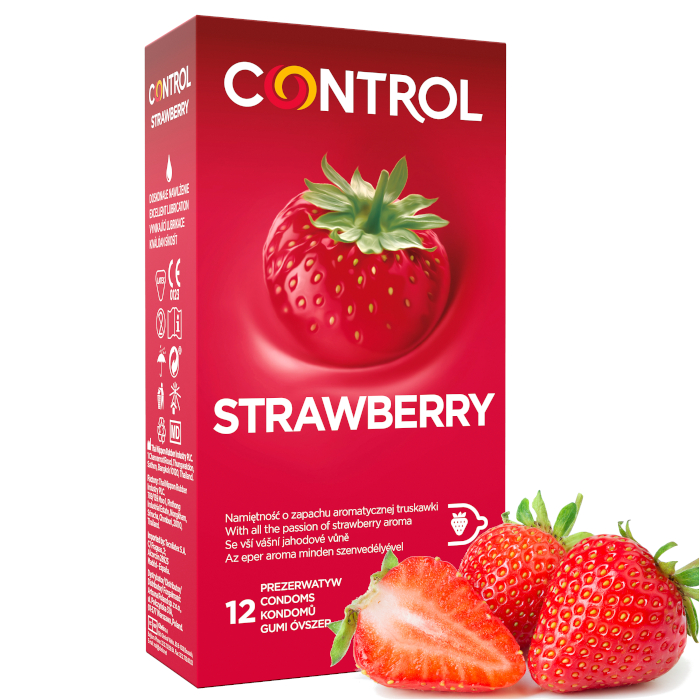 

Prezerwatywy Control Strawberry Słodka Truskawka