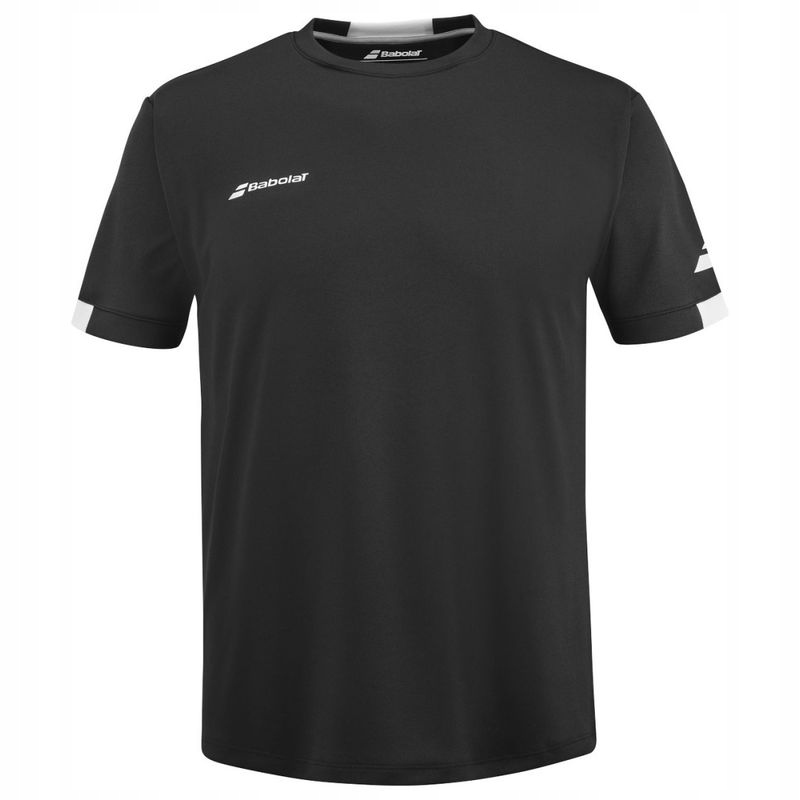 Koszulka Tenisowa Męska Babolat Play Crew Neck Tee Men Black/black M