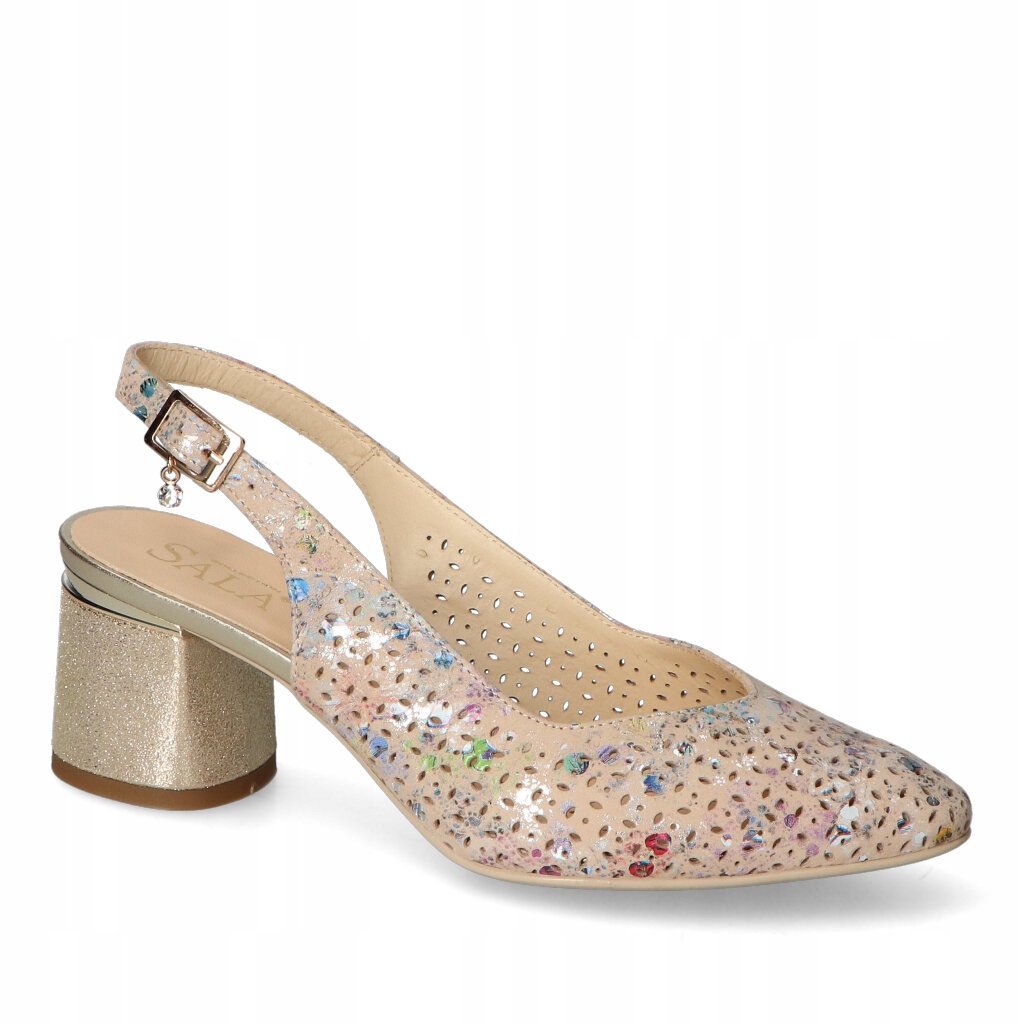 Sandály Sala 9842/0073/1 Béžový nubuk 40