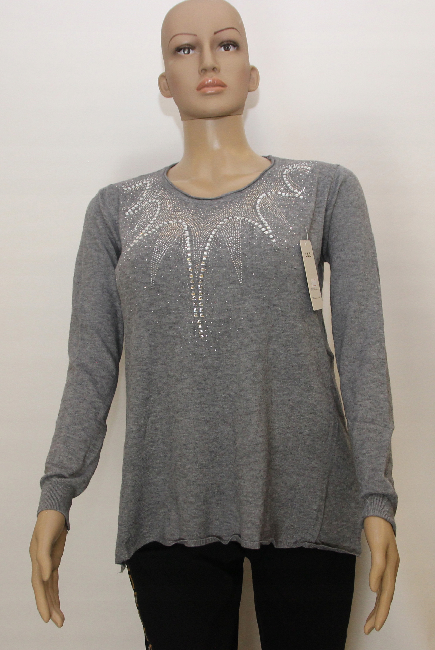 

Bluzka Lekki Sweterek Cyrkonie XXL/XXXL