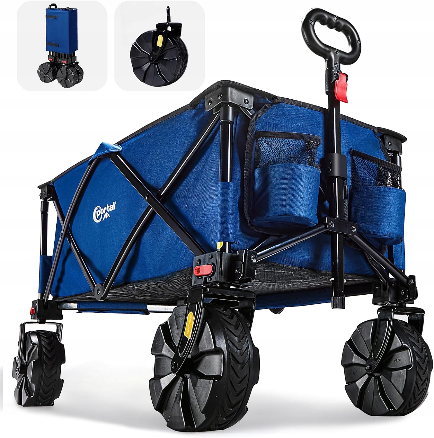 Plážový kočík Portal Beach Trolley EURO-TR-21727-1-KRL, modrý