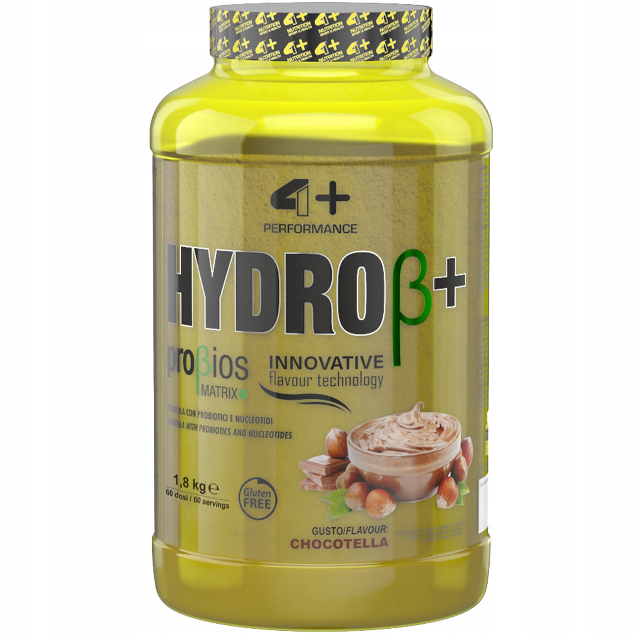 Protein Hydrolyzát Wph 1800 g 4+ Nutrition Chocotella Ořech